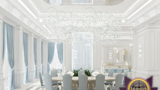 تصميم داخلي لغرفة معيشة في قطر