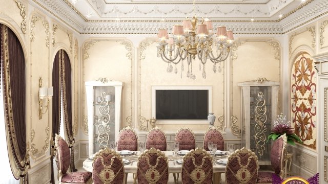 Dinning Room Design in Classic Style
