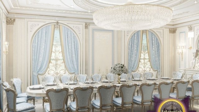 Dining room design in Al Ain