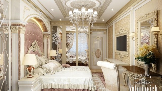 Королевские роскошные спальни