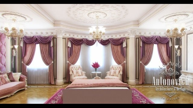 تصميم التصميم الداخلي  لغرفة النوم في دولة الإمارات العربية المتحدة