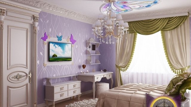 FANCY STYLE BEDROOM INTERIORS FOR GIRLS