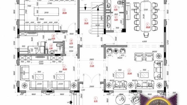 Luxury House Plan Sharjah 32