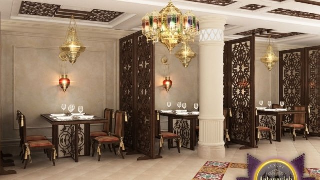 Luxury Reustarant Plan in UAE