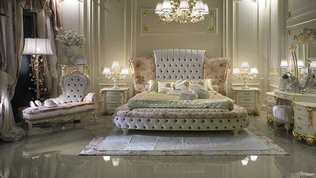 أثاث ايطالي كلاسيكي لغرف النوم
