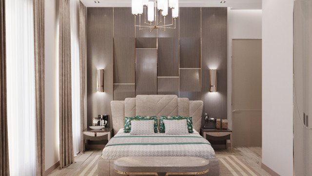 An amazing all-white luxury interior design project with glamorous touches and regal elements, perfect for a royal palace.
