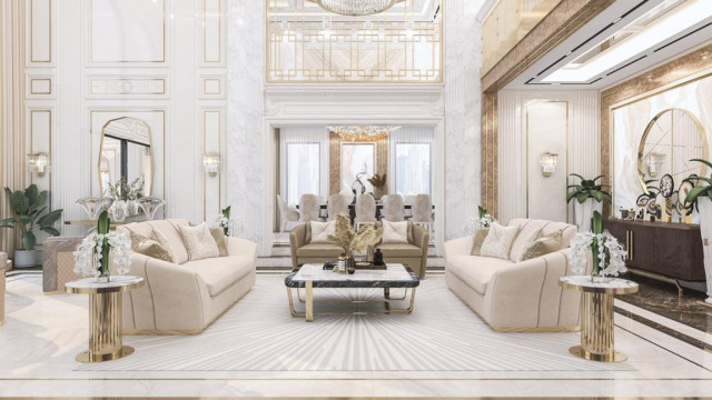Interior Design Of 22 Carat Villa Design The Palm