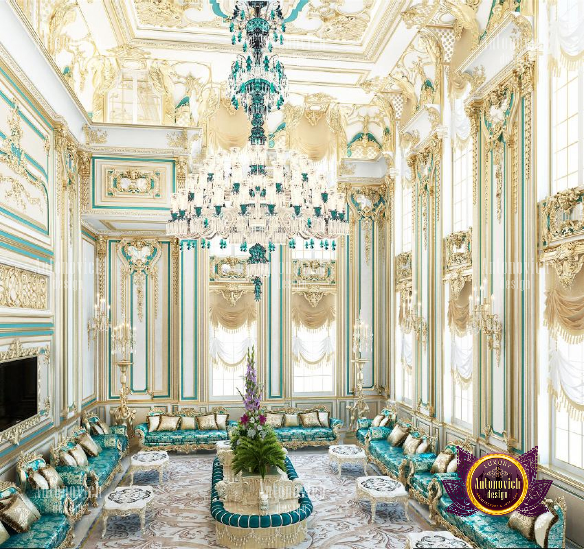 Royal Palace Interior Design By Luxury Antonovich