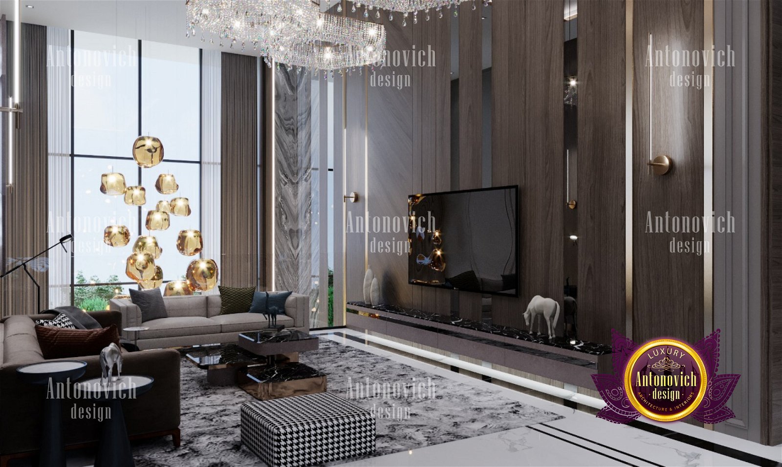 Ultra Modern Living Room Interior Design