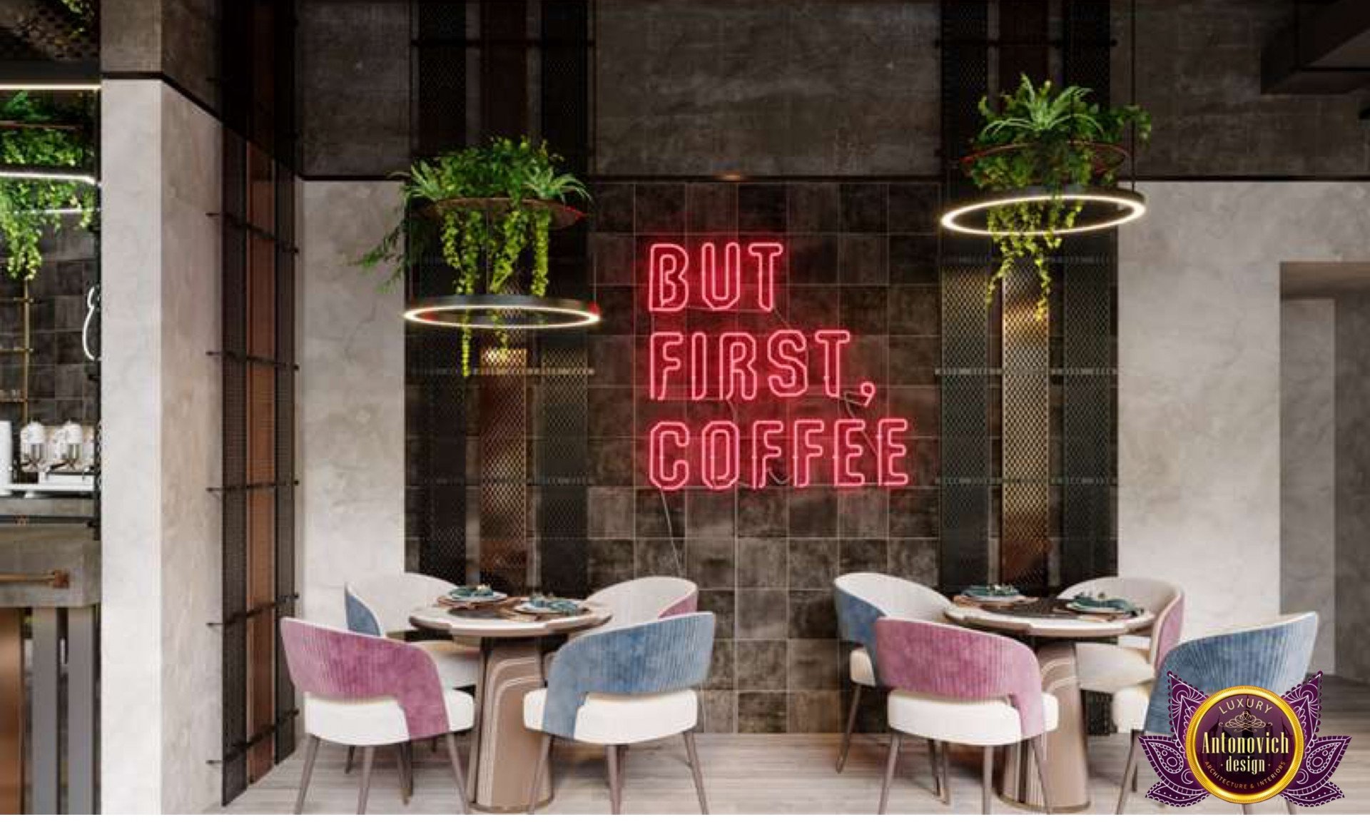 Дизайн интерьера кофейни | Фото кофейни в Нью-Йорке