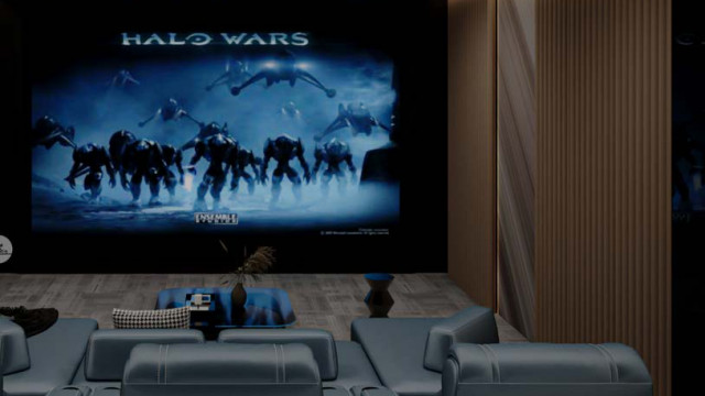Home Cinema with Spacious Design for Immersive Environments