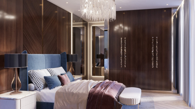 Elegance Embodied: A Luxury Bedroom Interior Design and Fit-out Execution