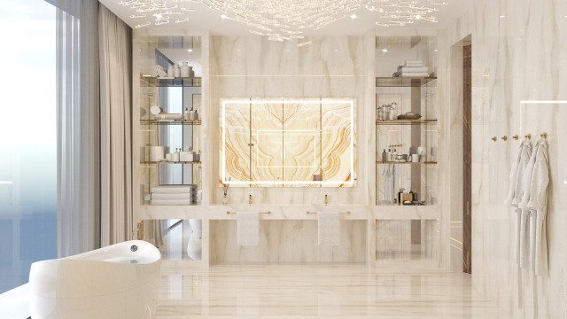 Luxury Unveiled in Luxury Bathroom Interiors