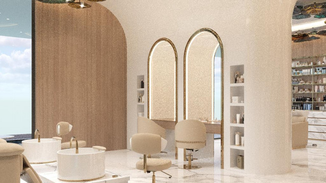 Serenity in Simplicity in Salon Interior Design