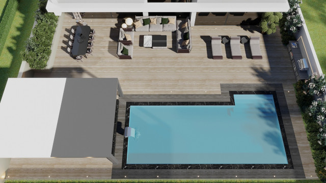 Complete Landscape Design for Jumeirah Golf Villa