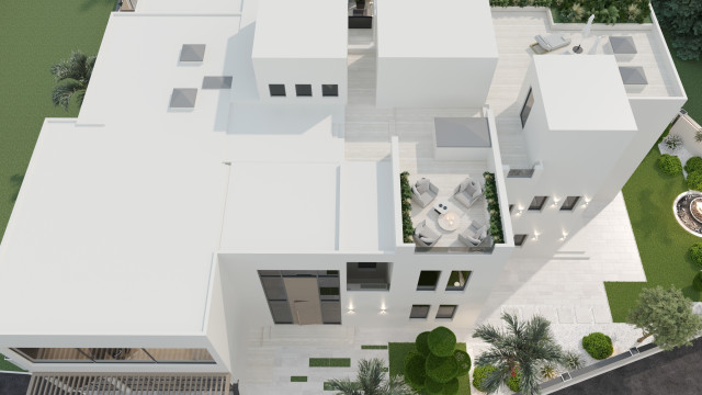 A Modern Villa Exterior & Landscape Design in Al Barari, Dubai