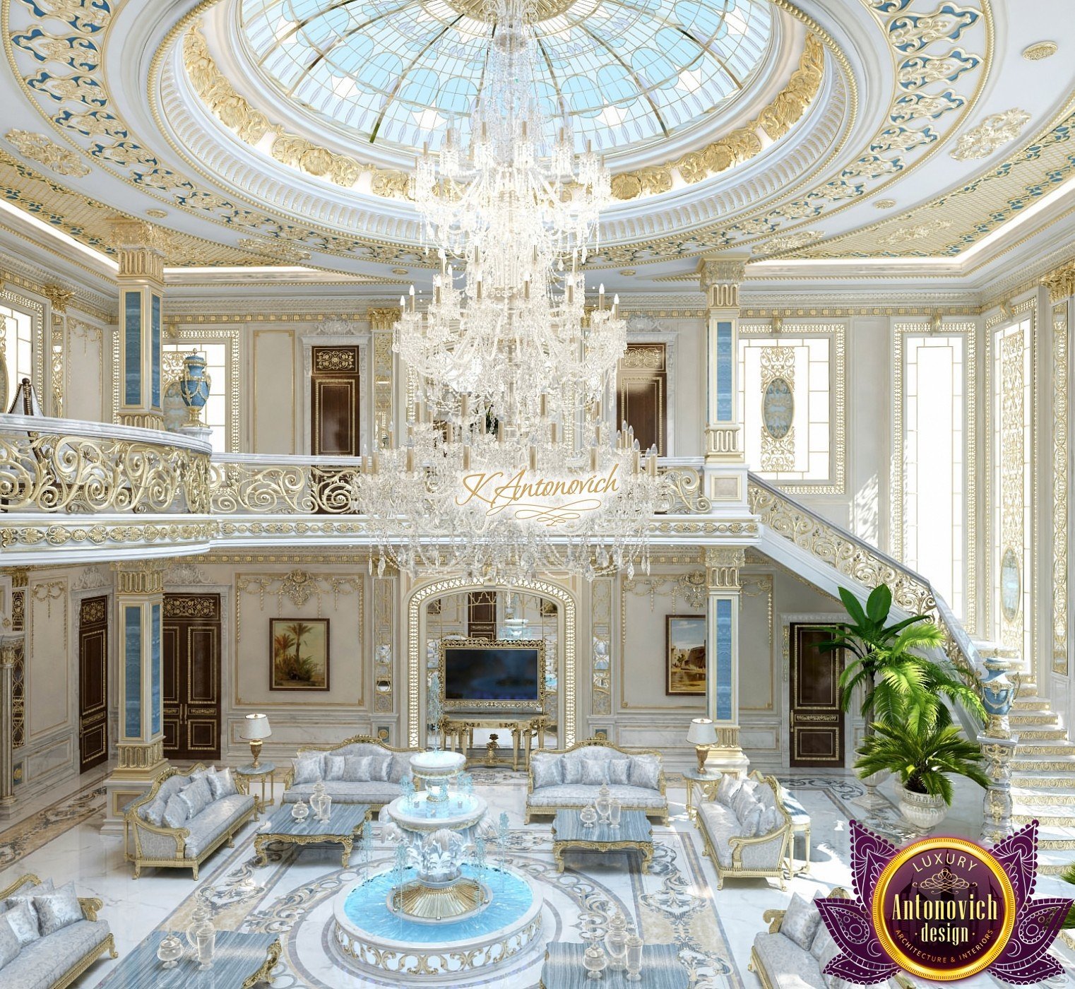 Luxury Villa interior in Abu Dhabi