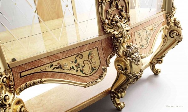 Modern luxury marble stairs with a golden handrail. A perfect choice for adding style and grandeur to your home!
