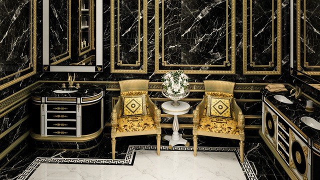 Aristocratic Bathroom Design