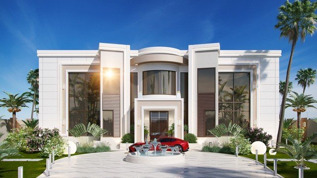 Modern Facade Design in Dubai