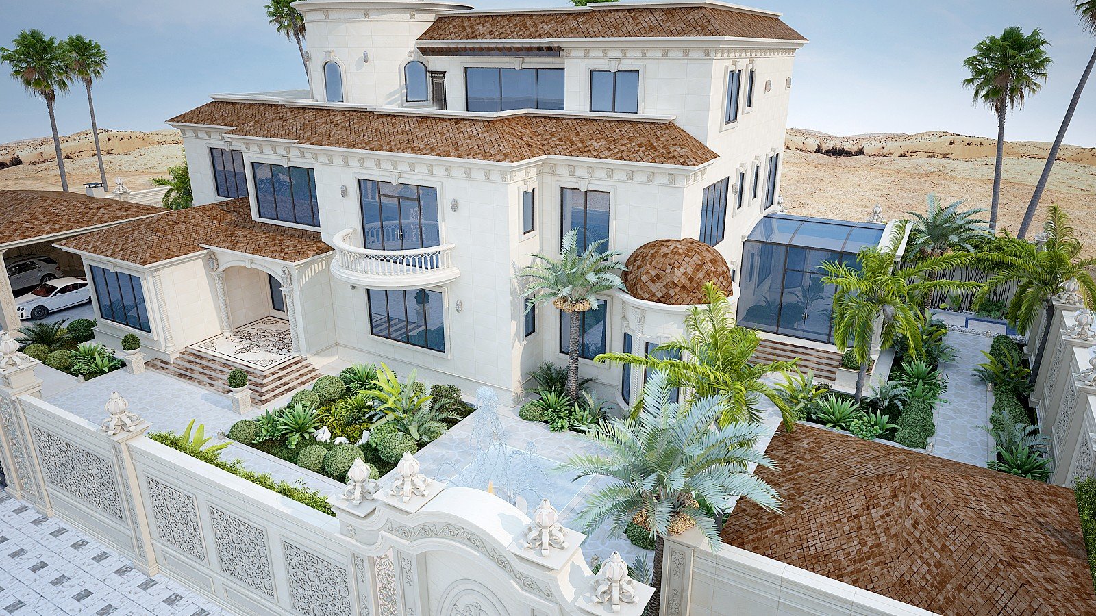 Luxury Villa Exteriors Design Abu Dhabi