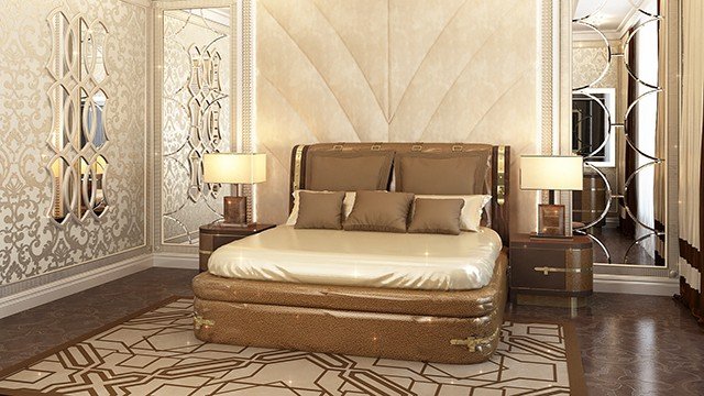 Элегантная спальня от Luxury Antonovich Design