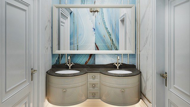 Bathroom Interior Design Art Deco
