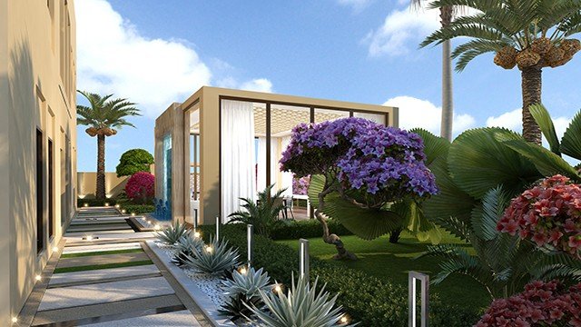Landscape design in Abu Dhabi