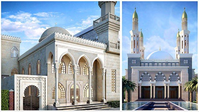 تصميم المساجد الفاخرة