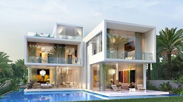 Modern villa plan