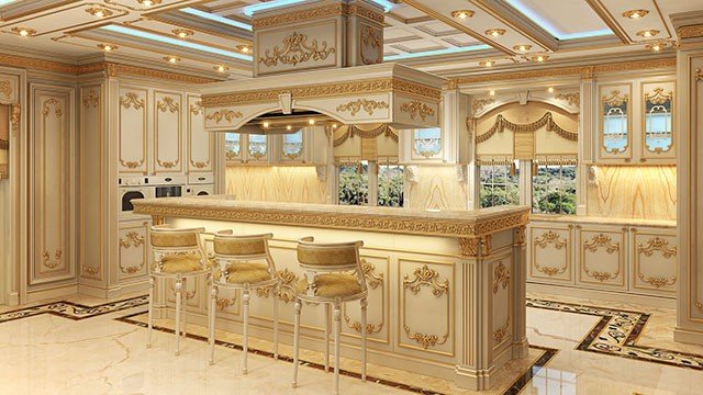 Royal Classic Kitchen Interior Design