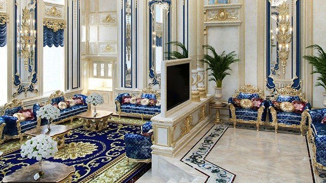 Best Living room design Nigeria - Royal Style