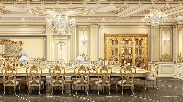Classic luxury dining room