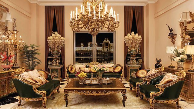 Эксклюзивная классическая мебель для гостиной