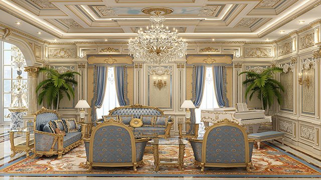Pompous luxury interior