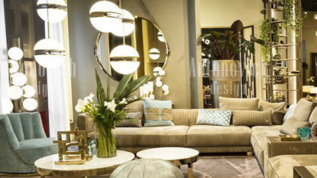 Luxury Design Of Velvet Furniture