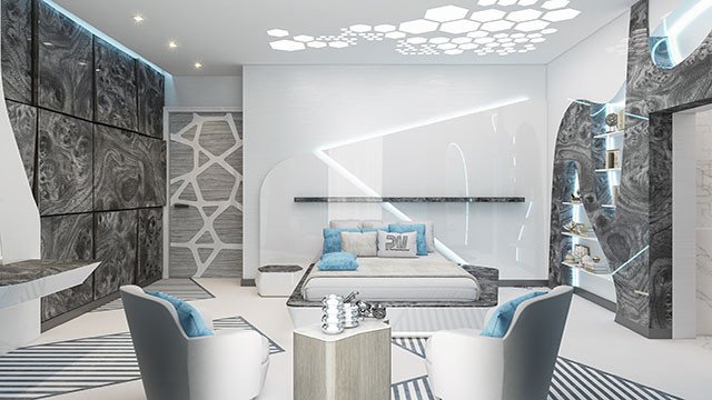 Luxury master bedroom modern decor