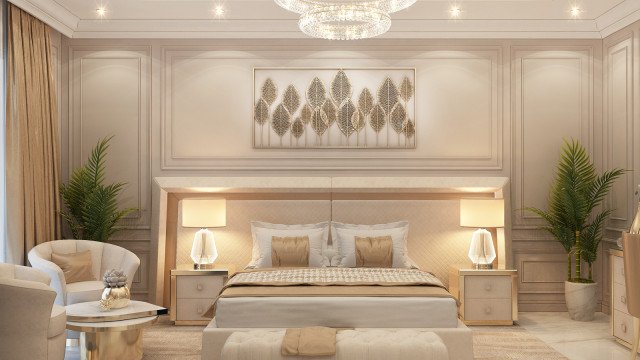 Marvelous Bedroom Design in Dubai