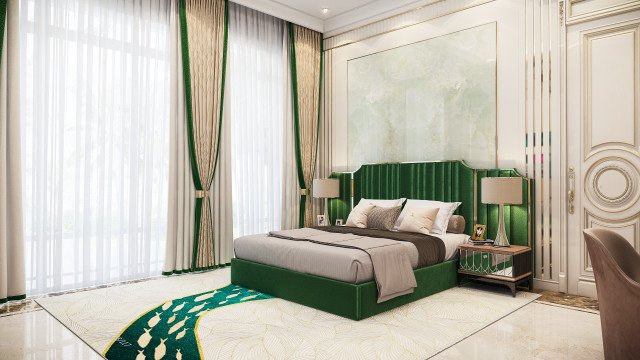 Emerald Bedroom Design Ideas