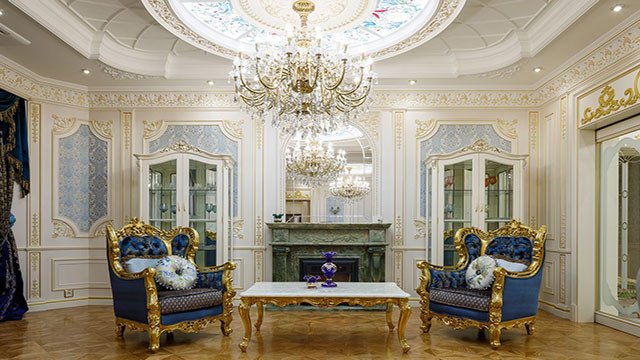 Trendy luxury interior design
