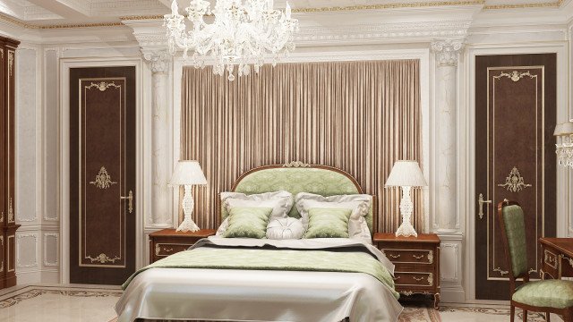 Classical Bedroom Design Dubai