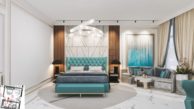 Elegant Cozy Bedroom Design