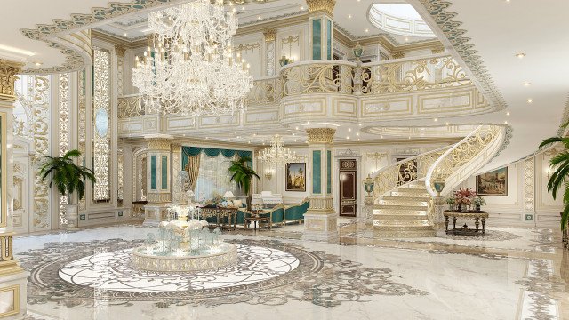 Royal Villa Interior Design in UAE