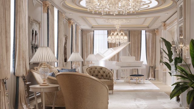 Classical Villa Design in Dubai