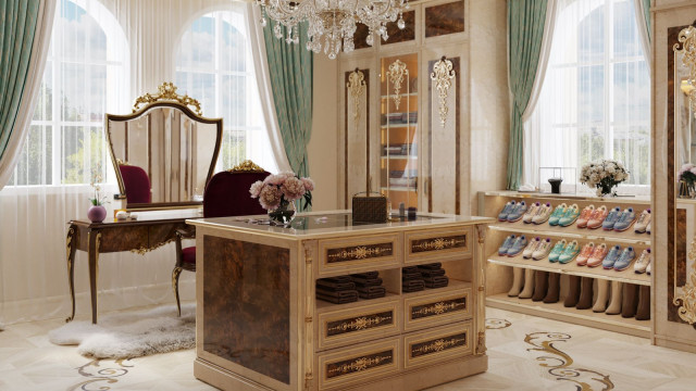 Luxury Interior Design for Dressing room in Saudi Arabia
