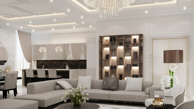 Дизайн интерьера в современном стиле в Дубае
