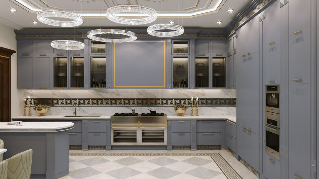 Villa kitchen design