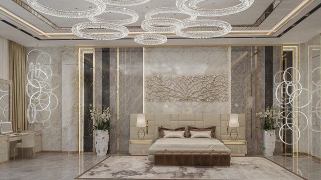 Exquisite Bedroom Design For A Luxury Villa