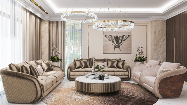 Comfortable Living Room Design