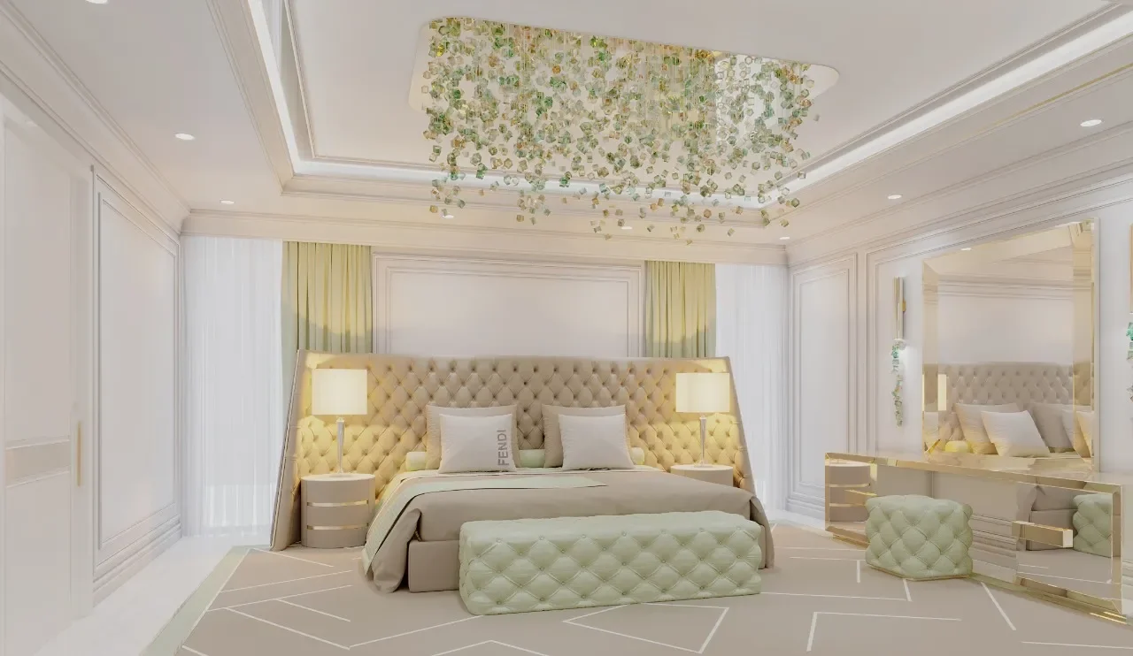 Luxurious Bedroom Design from Luxury Antonovich Design